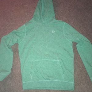 Men’s green Hollister hoodie